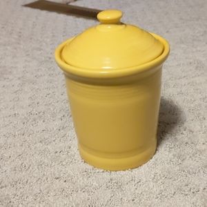 Fiestware Small Canister - Sunflower